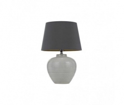 SELMA TABLE LAMP - WHITE / GREY - Click for more info